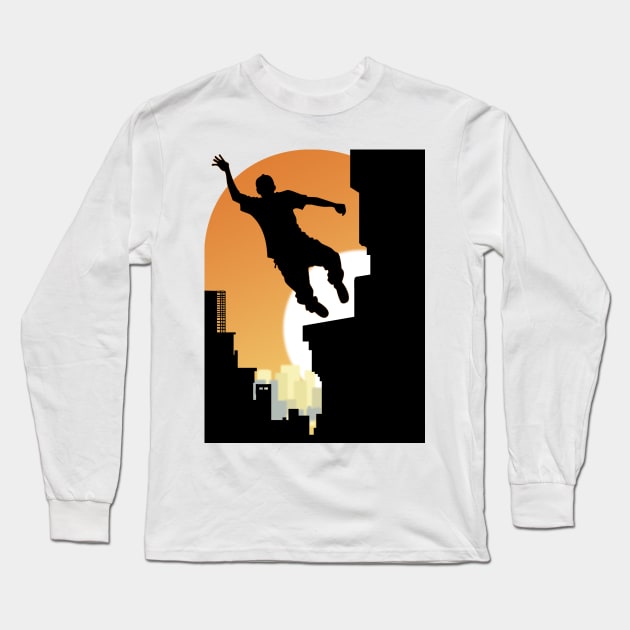 Parkour and Freerunning Long Sleeve T-Shirt by Bazdelius